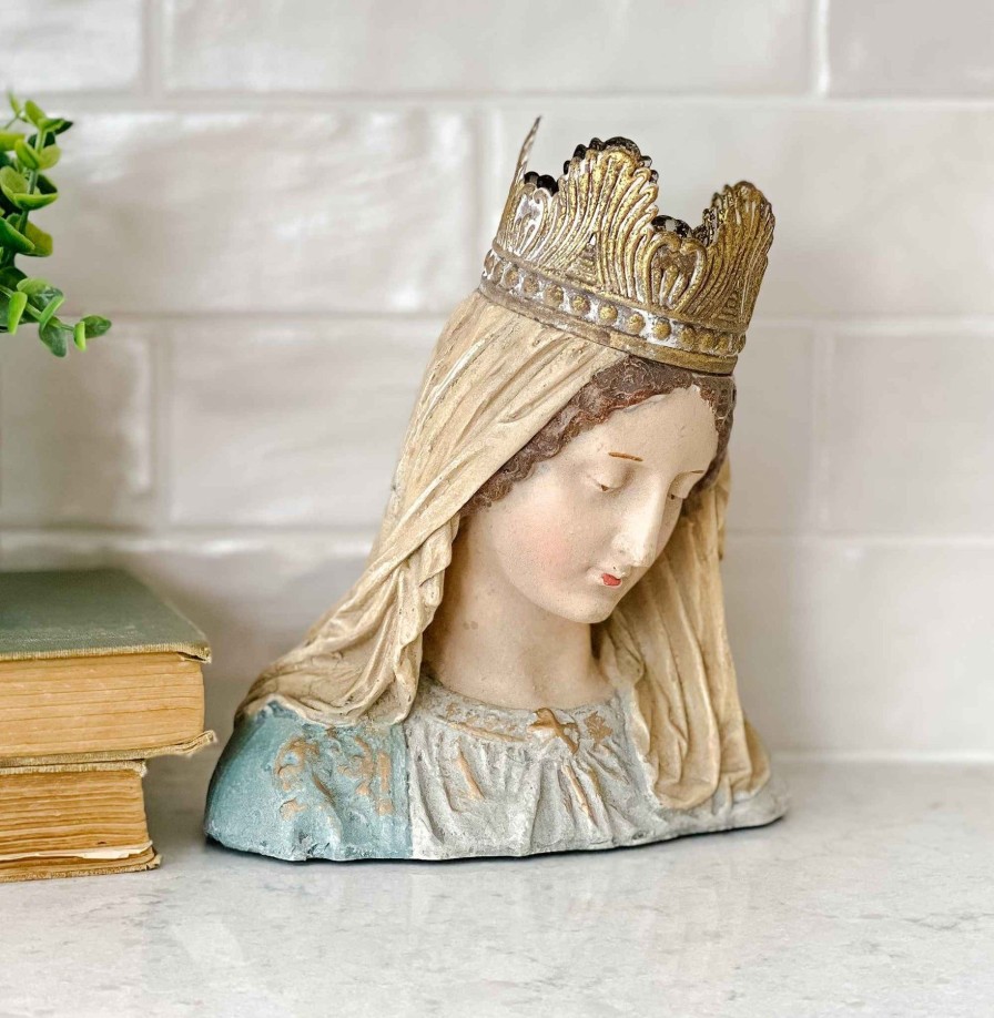 Home Decor Creative Co-Op | Vintage Virgin Mary Bust