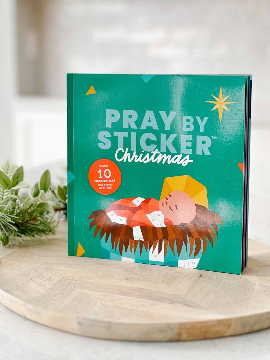 Paper Goods Catholic Family Crate | Pray By Sticker Christmas - Activity Book