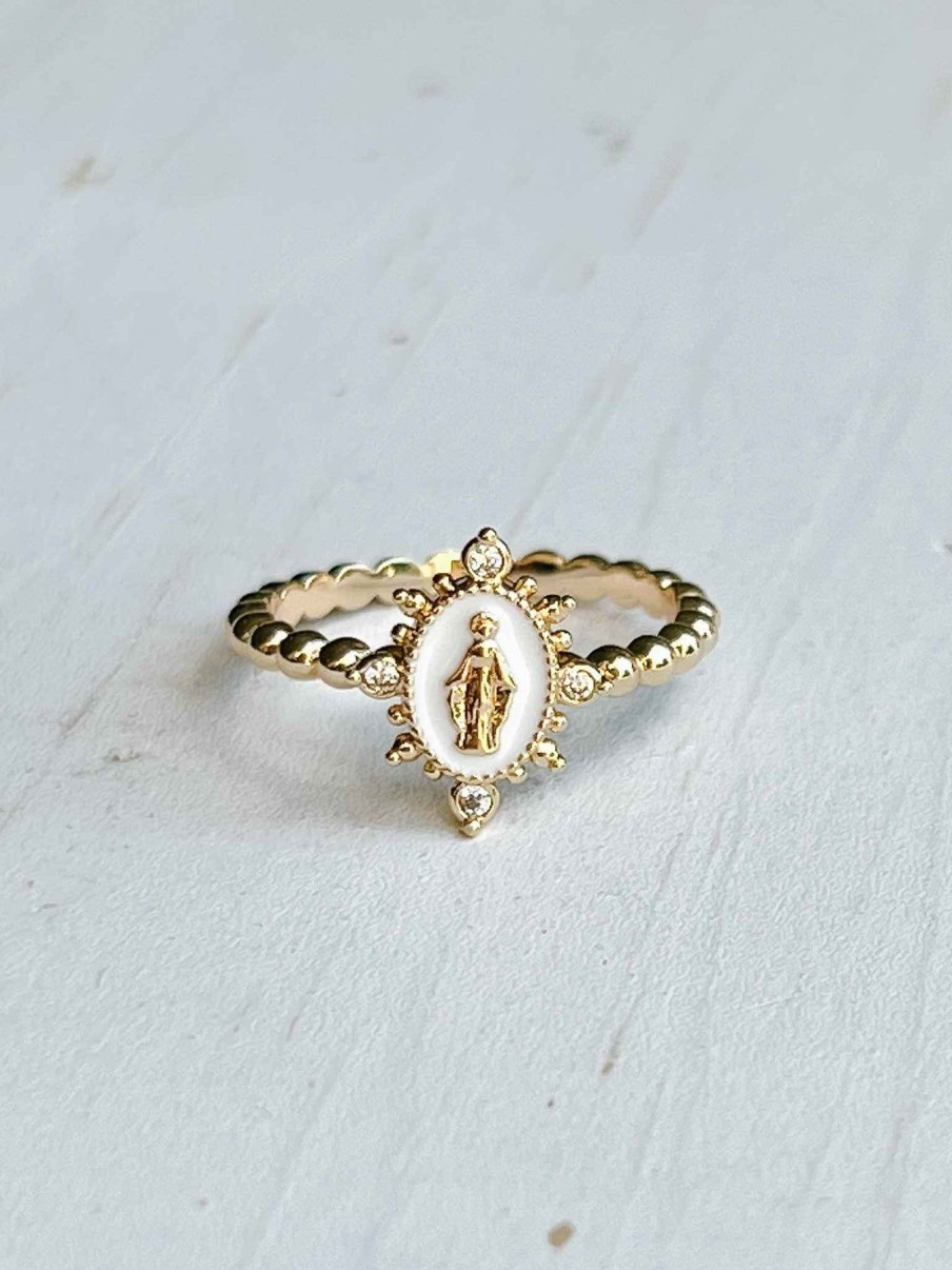 Jewelry Joy Dravecky | Lady Lourdes Ring- White