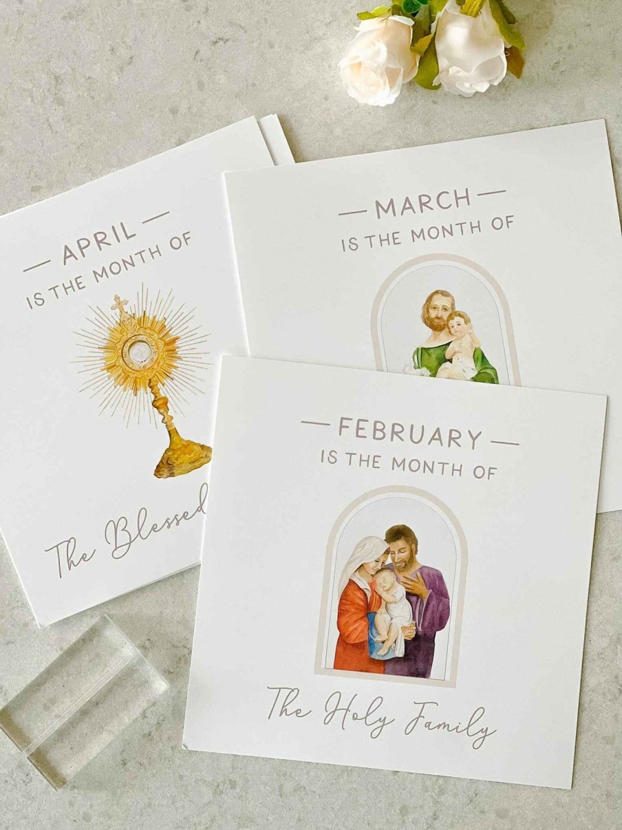 Home Decor Novena Cards | Catholic Monthly Devotion - Prints