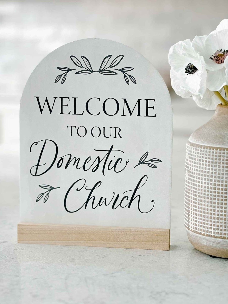 Home Decor Clairmont | Domestic Church - Arch Sign