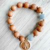 Jewelry Sunday Bead Co. | Aquamarine Rosary Bracelet