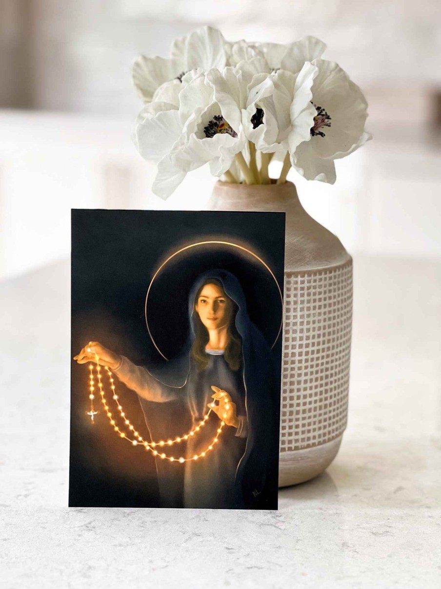 Home Decor Nicole Lanthier | Our Lady Of The Rosary - Print