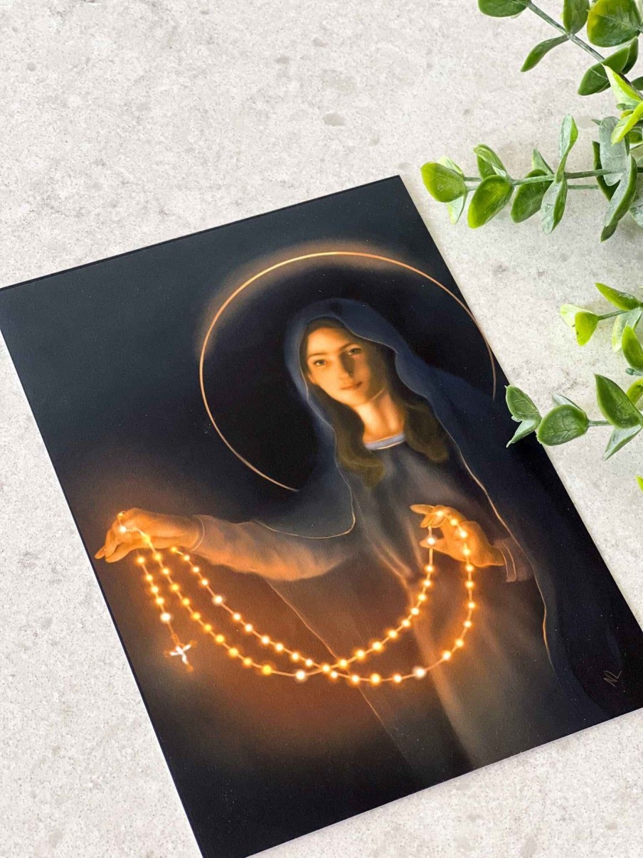 Home Decor Nicole Lanthier | Our Lady Of The Rosary - Print