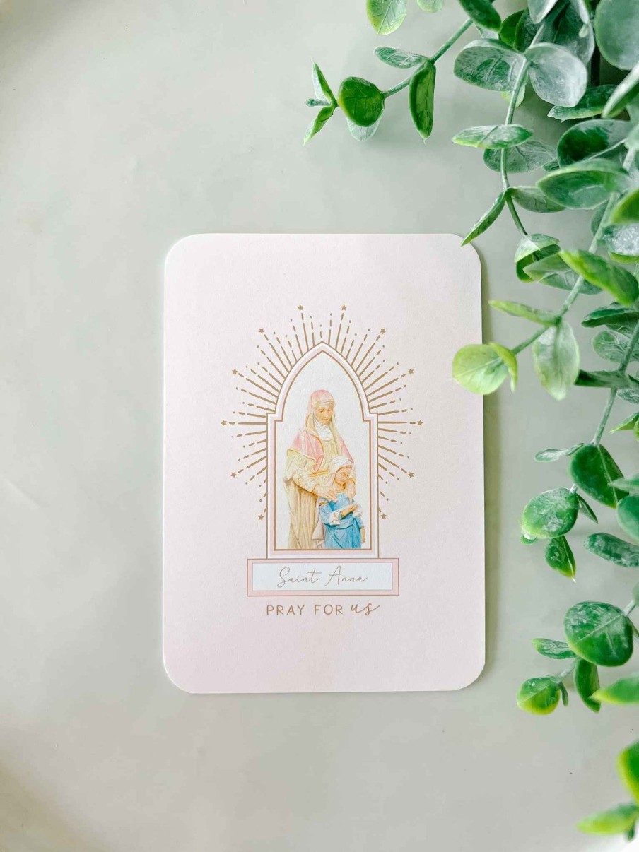 Paper Goods Novena Cards | St. Anne - Prayer Card