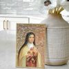 Home Decor Hirten | Petite St. Therese Of Lisieux Plaque