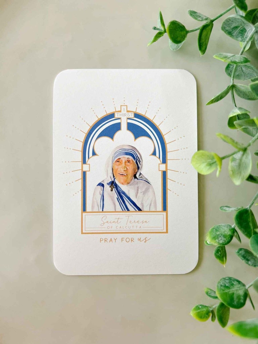 Paper Goods Novena Cards | Saint Teresa Of Calcutta - Prayer Card