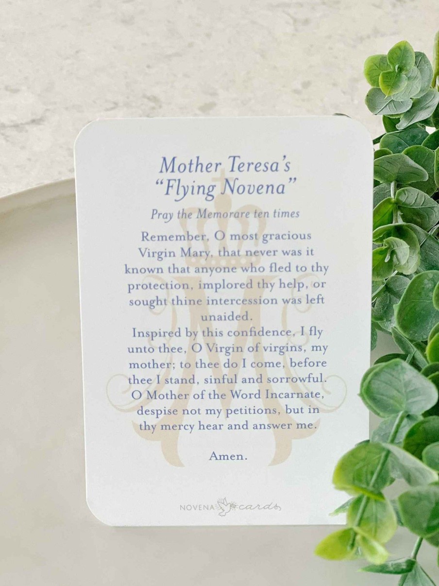 Paper Goods Novena Cards | Saint Teresa Of Calcutta - Prayer Card