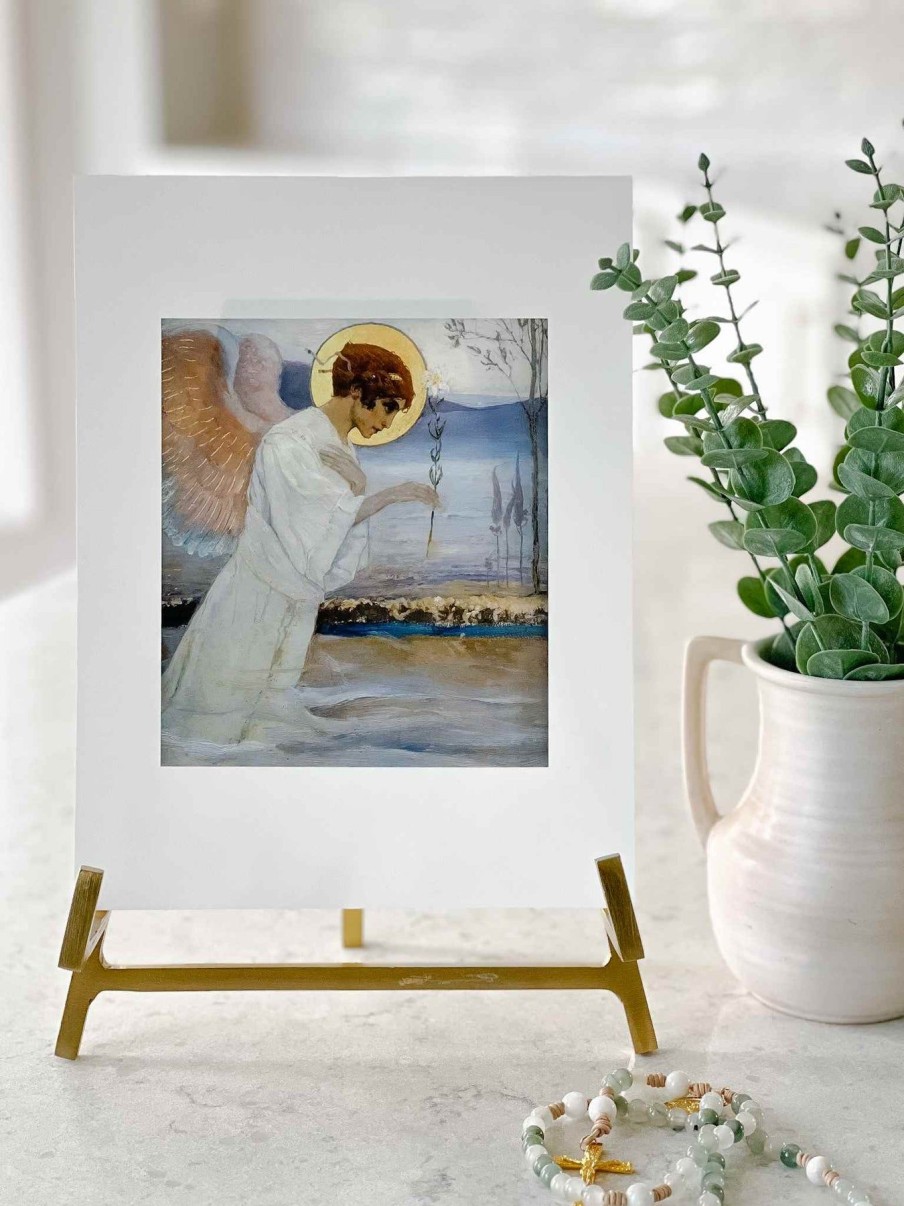 Home Decor Classic Catholic | The Annunciation: The Angel Gabriel - Print