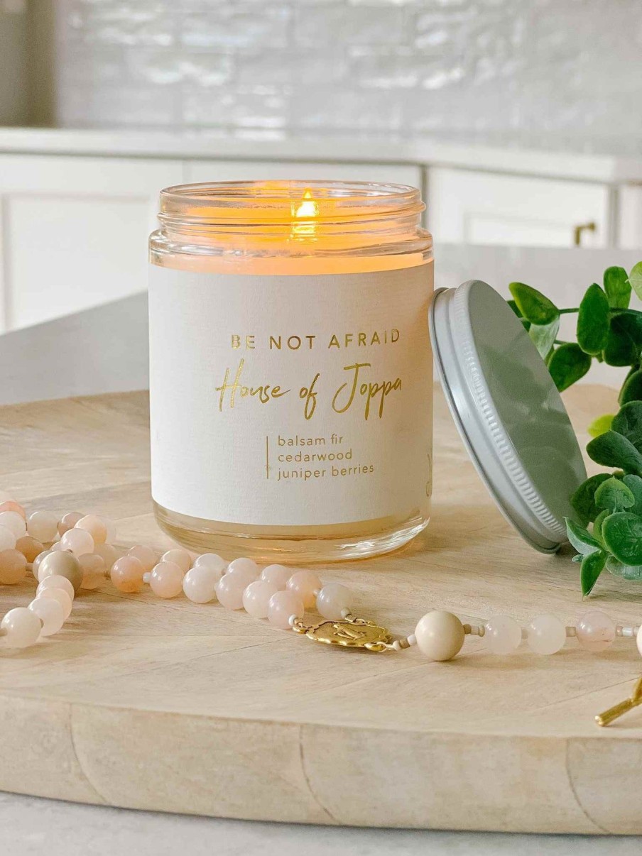 Home Decor House of Joppa | Be Not Afraid Candle - Balsam Fir + Cedarwood + Juniper Berries