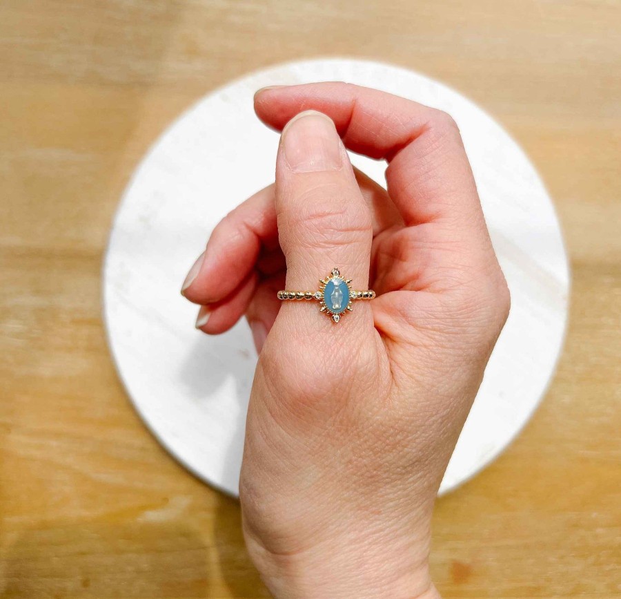 Jewelry Joy Dravecky | Lady Lourdes Ring- French Blue