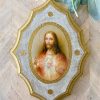 Home Decor Goldscheider of Vienna | Sacred Heart Of Jesus - Florentine Plaque