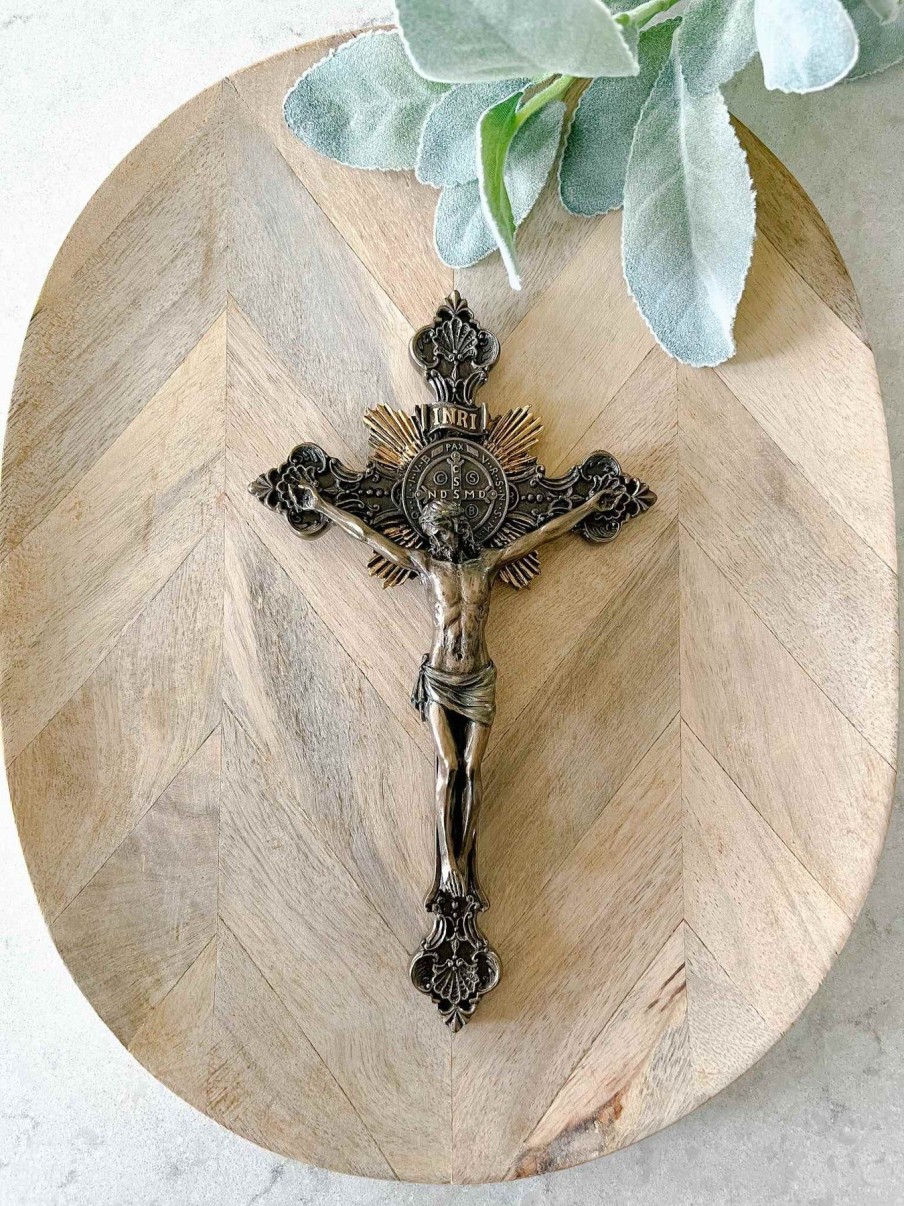 Home Decor Goldscheider of Vienna | Petite St. Benedict Crucifix