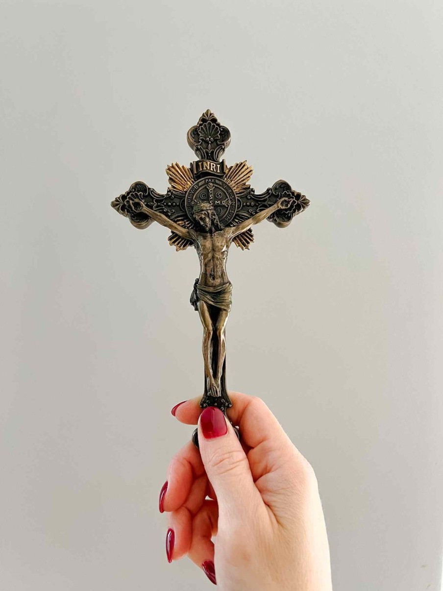 Home Decor Goldscheider of Vienna | Petite St. Benedict Crucifix