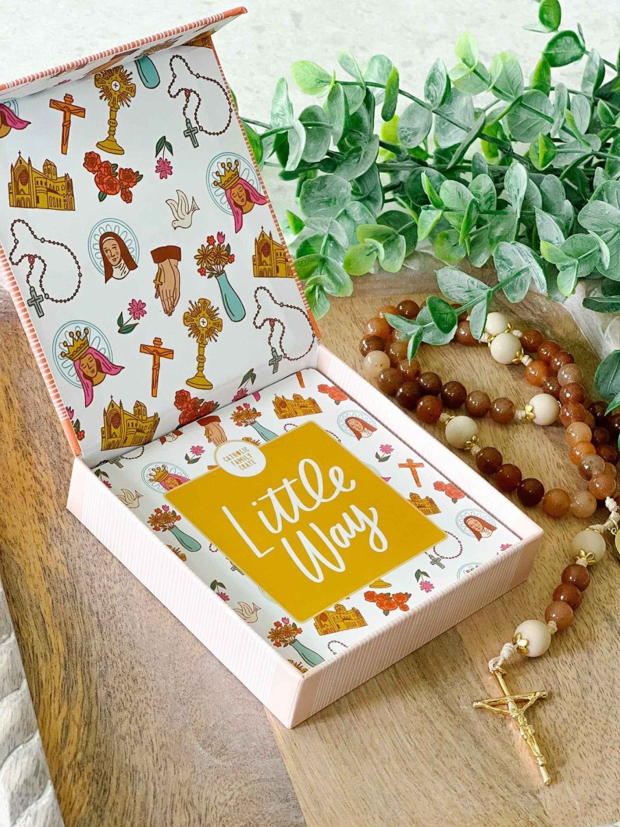 Baby & Kids Catholic Family Crate | Little Way Inspiration Cards - St. Therese Of Lisieux