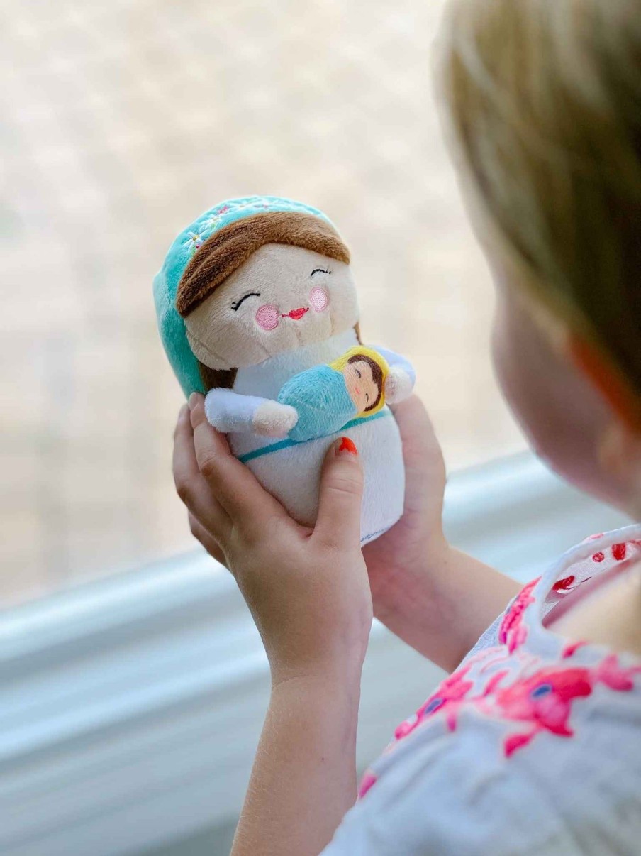 Baby & Kids Shining Light Dolls | Mini Mother Mary Plush Doll