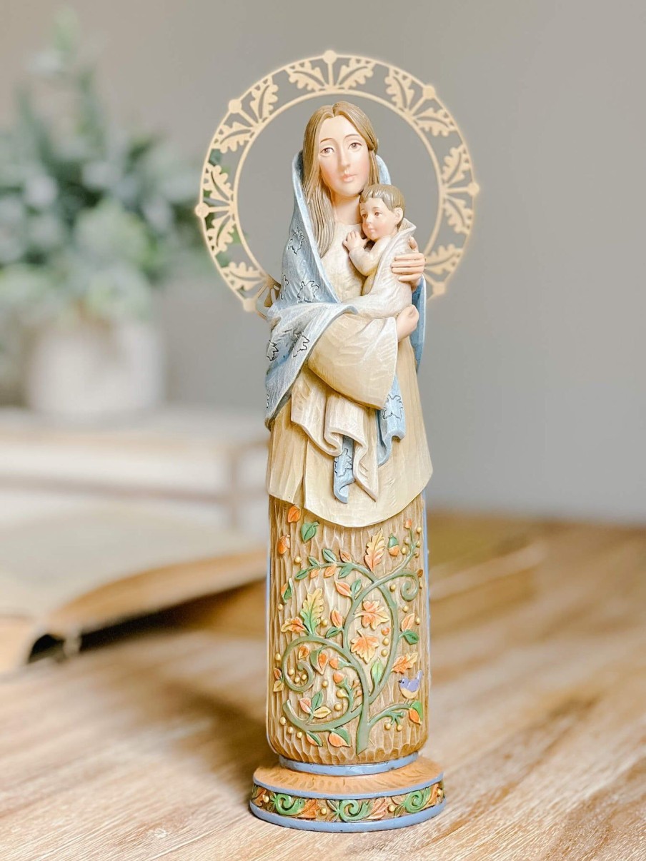 Home Decor Catholic Christian Brands | Fall Madonna Statue