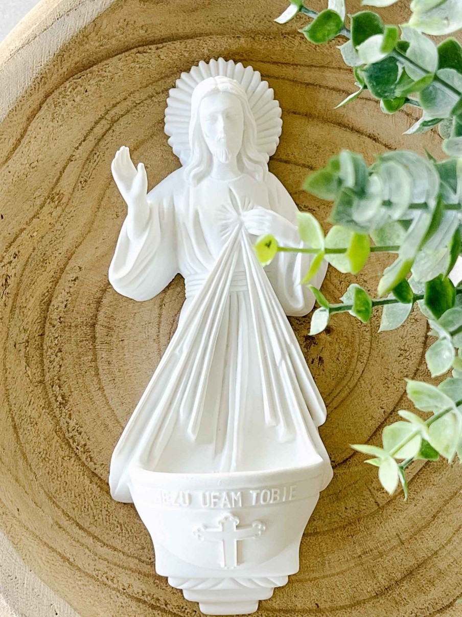 Home Decor Huang | Divine Mercy Holy Water Font