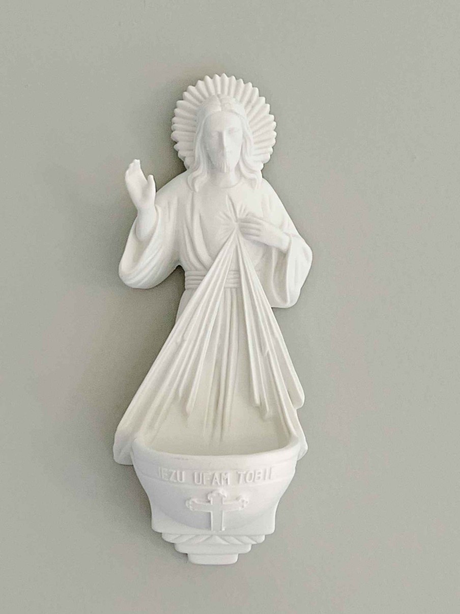 Home Decor Huang | Divine Mercy Holy Water Font