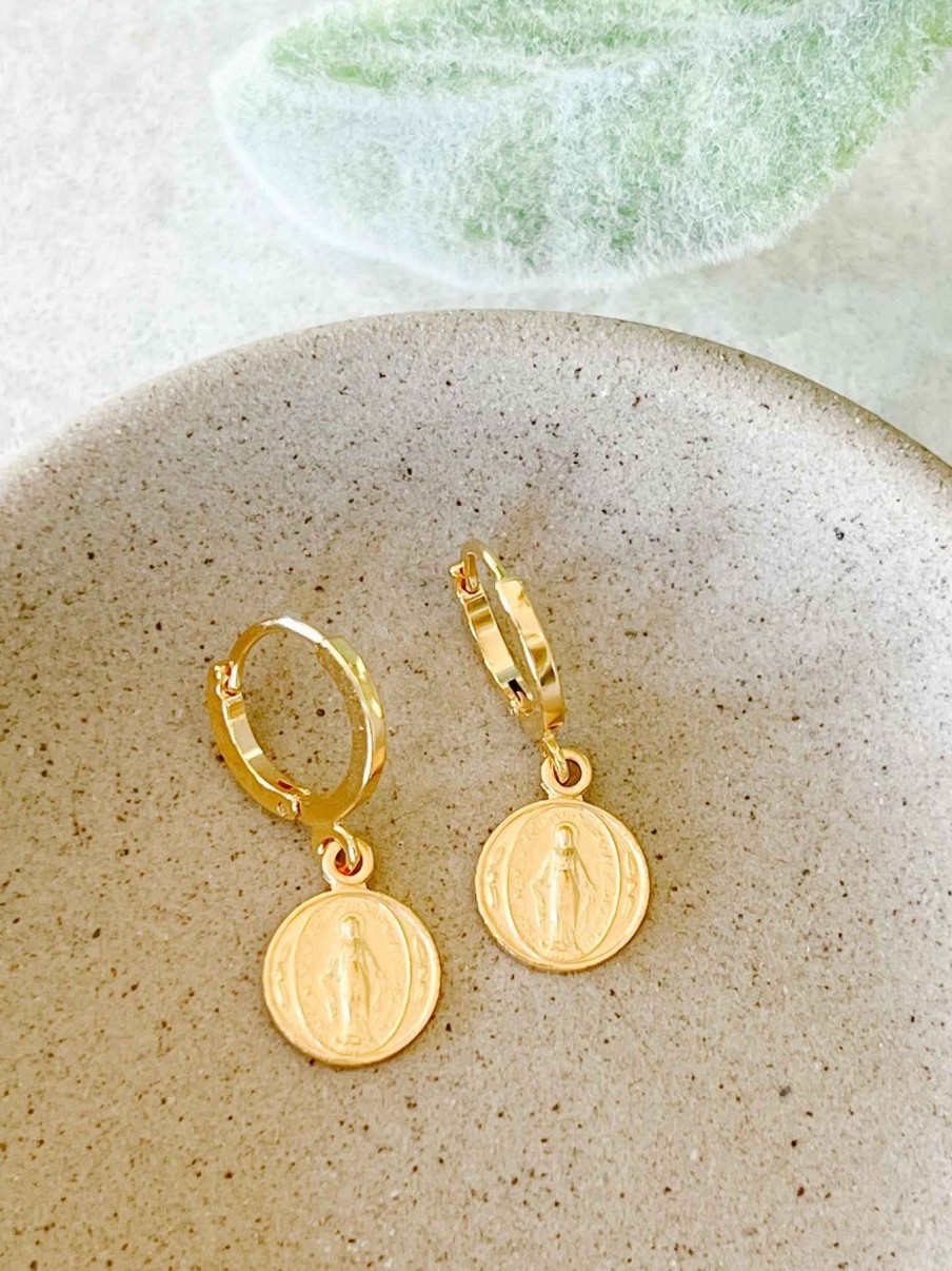 Jewelry Amano | Miraculous Medal Earrings