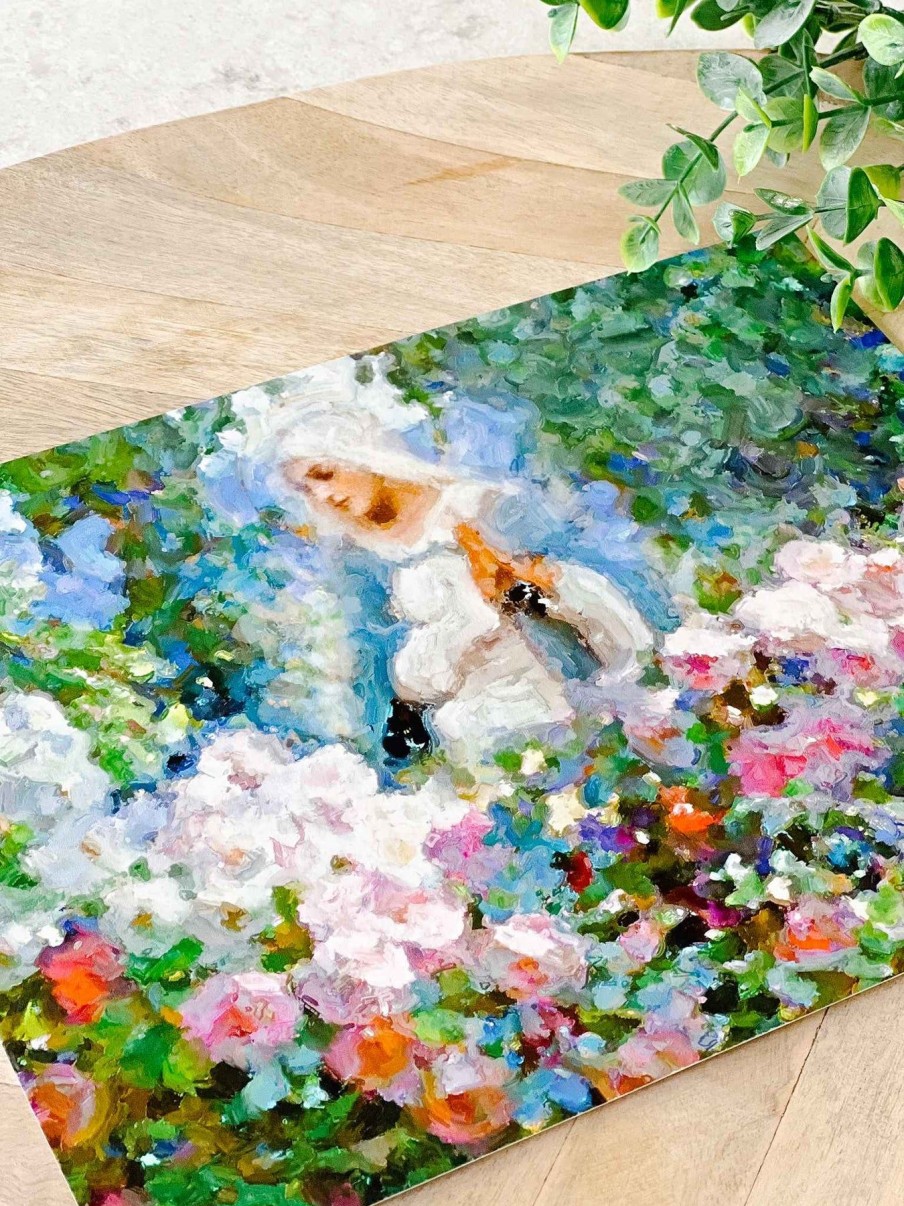 Home Decor Raising Faith | Our Lady Among The Flowers