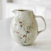 Kitchen & Bath Creative Co-Op | Olive Branch Stoneware Pitcher