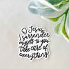 Paper Goods Just Love Prints | Surrender To Jesus - Sticker