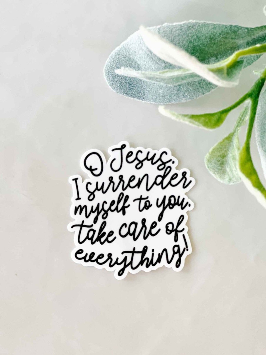 Paper Goods Just Love Prints | Surrender To Jesus - Sticker