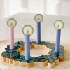 Shop By Occasion Shining Light Dolls | Double Sided Advent To Christmas Wooden Wreath Set