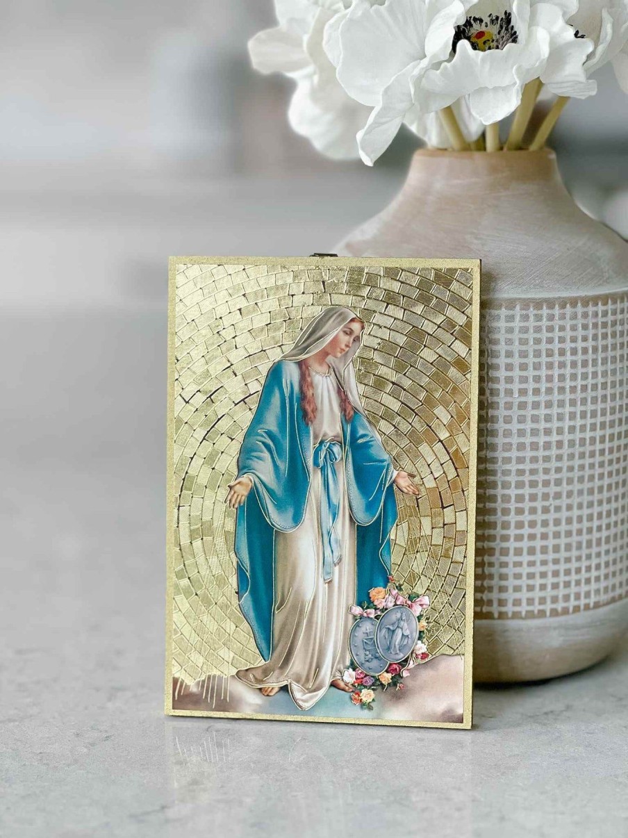 Home Decor Hirten | Petite Our Lady Of Grace Plaque