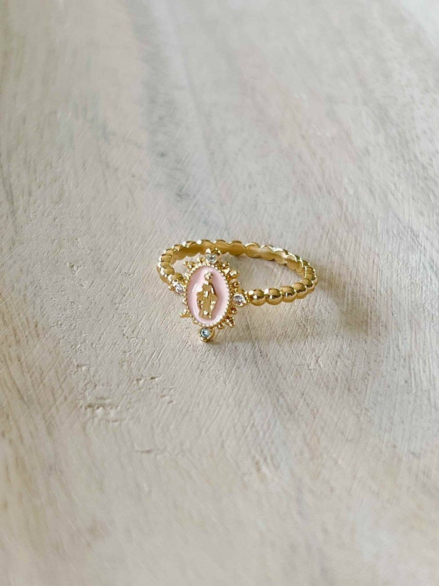 Jewelry Joy Dravecky | Lady Lourdes Ring - Heavenly Pink