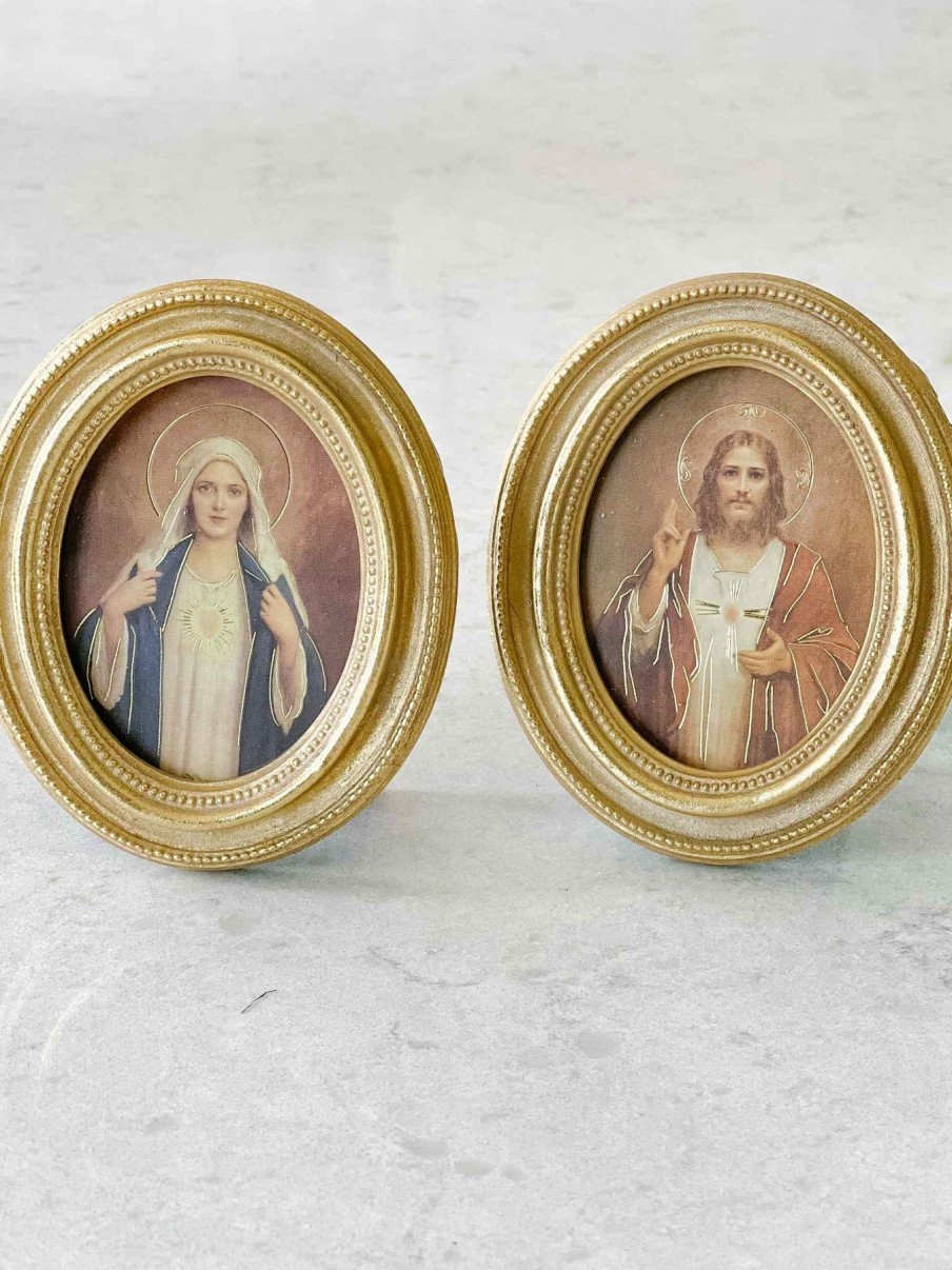 Home Decor Hirten | Sacred Heart & Immaculate Heart - Framed Set