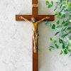 Home Decor Hirten | Walnut Wood Crucifix