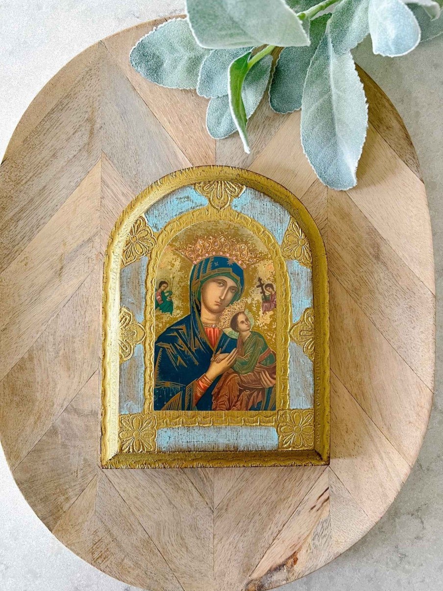 Home Decor Goldscheider of Vienna | Our Lady Of Perpetual Help - Petite Plaque