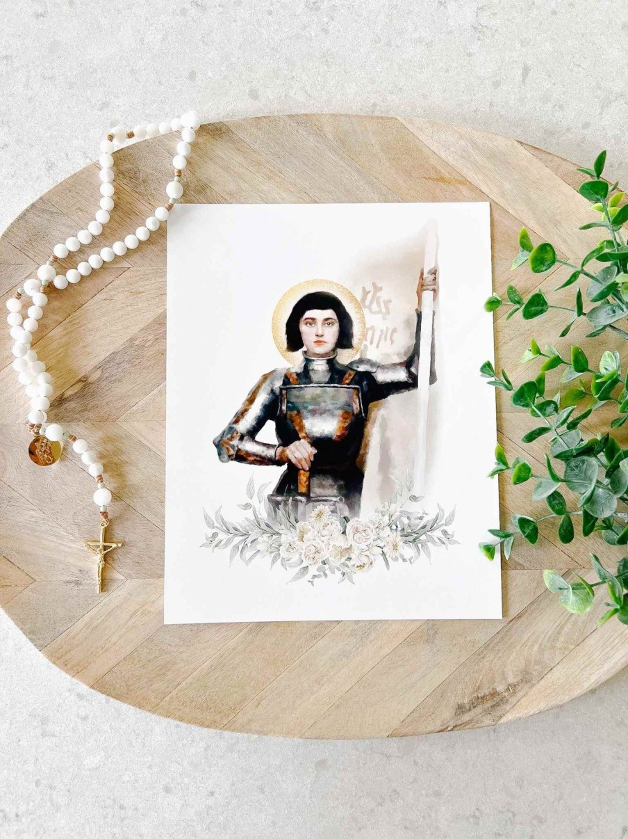 Home Decor Raising Faith | St. Joan Of Arc - Print