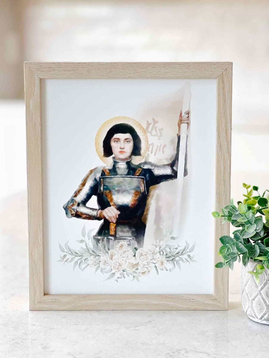 Home Decor Raising Faith | St. Joan Of Arc - Print