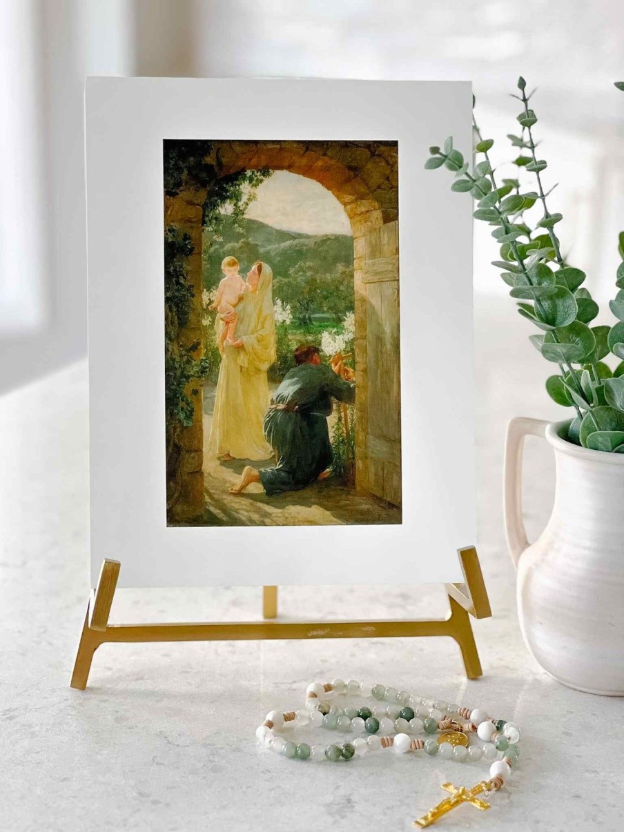 Home Decor Classic Catholic | The Holy Family By Their Home - Print