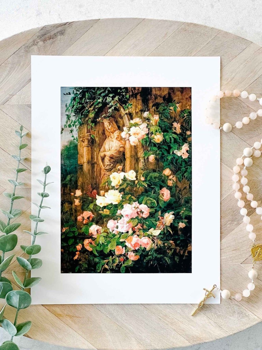 Home Decor Classic Catholic | Our Lady Of The Roses - Print