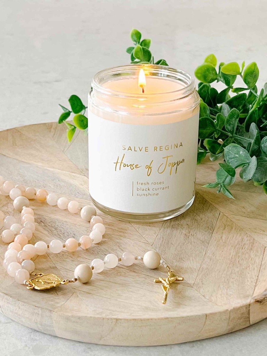 Home Decor House of Joppa | Salve Regina Candle - Fresh Roses + Black Currant + Sunshine