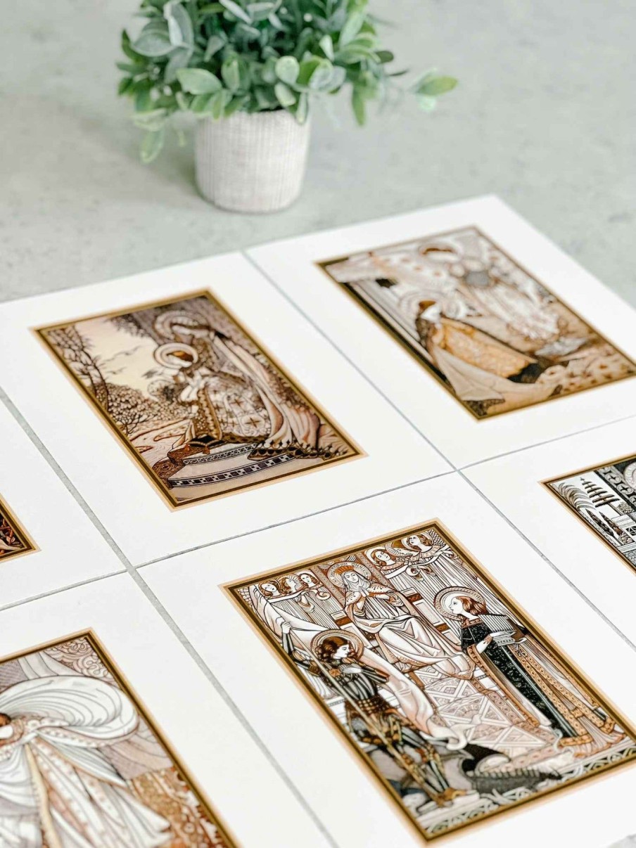 Home Decor Classic Catholic | Loreto Embroideries - Print Collection - Set Of 8