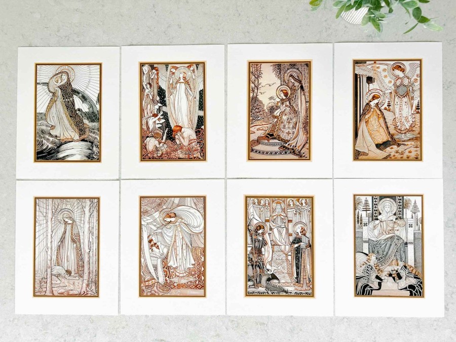 Home Decor Classic Catholic | Loreto Embroideries - Print Collection - Set Of 8