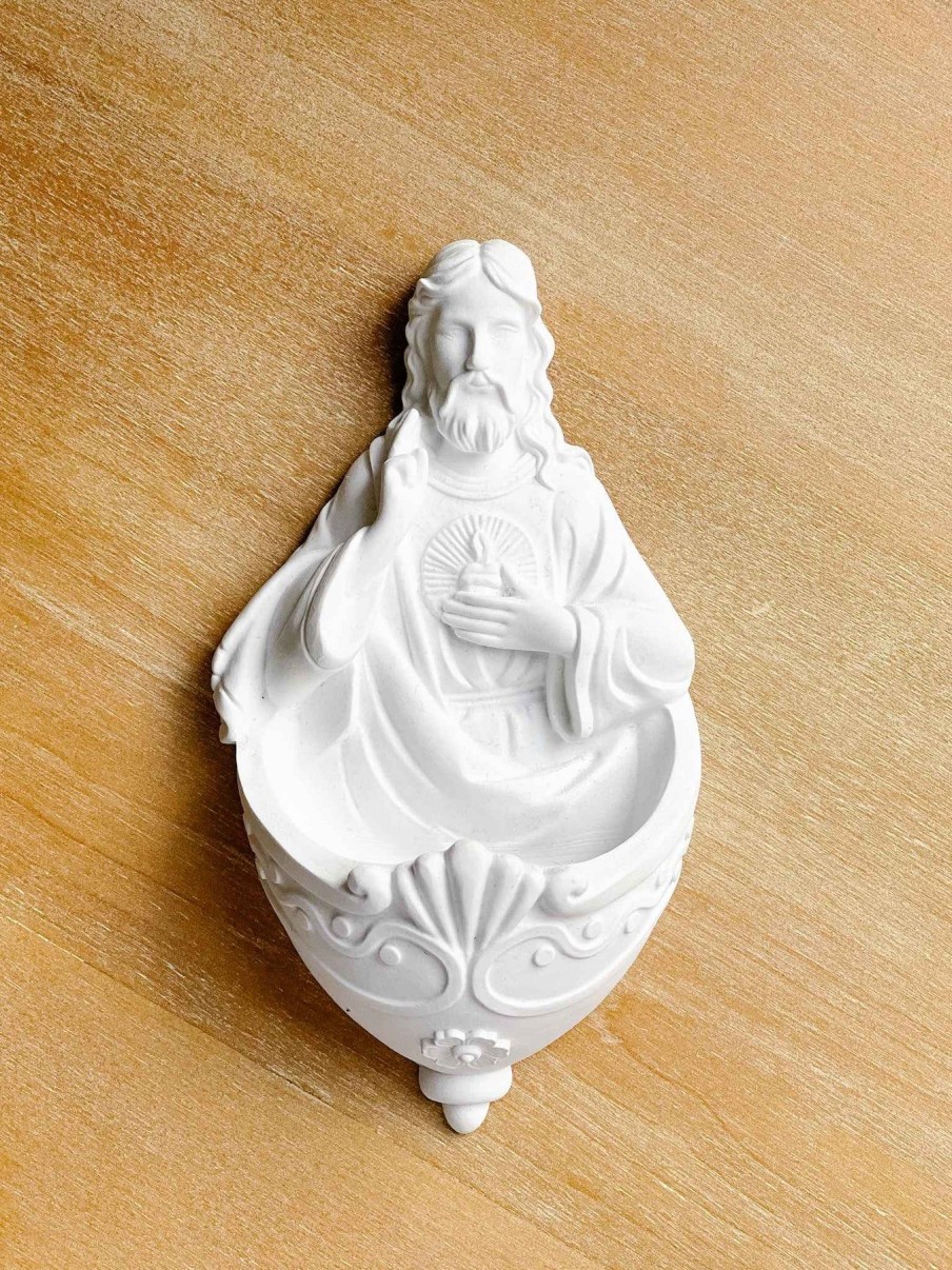 Home Decor Huang | Sacred Heart Holy Water Font