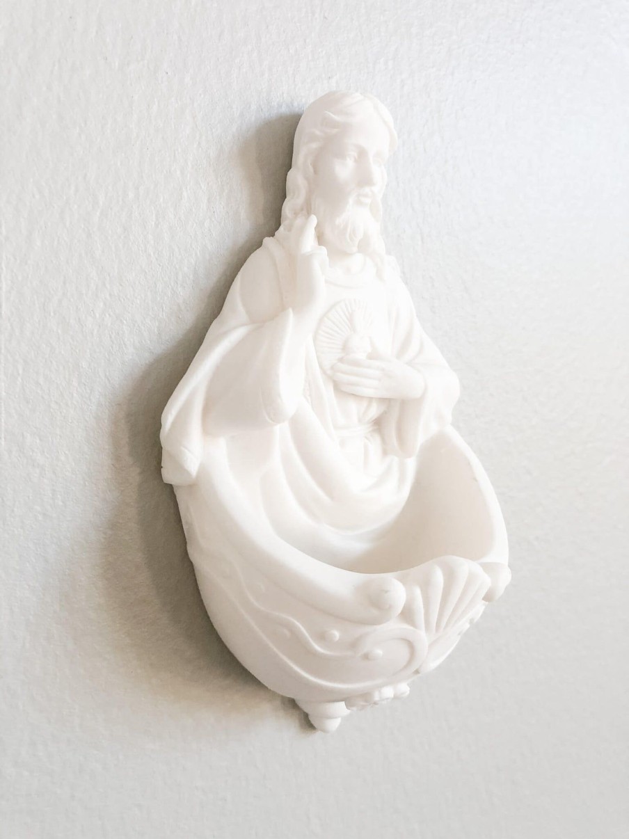 Home Decor Huang | Sacred Heart Holy Water Font