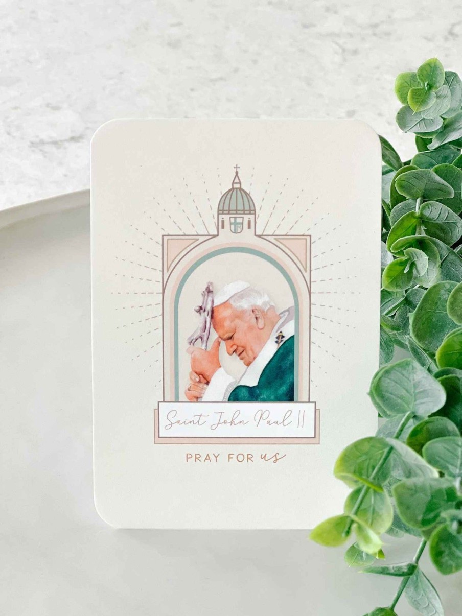 Paper Goods Novena Cards | Saint John Paul Ii - Prayer Card