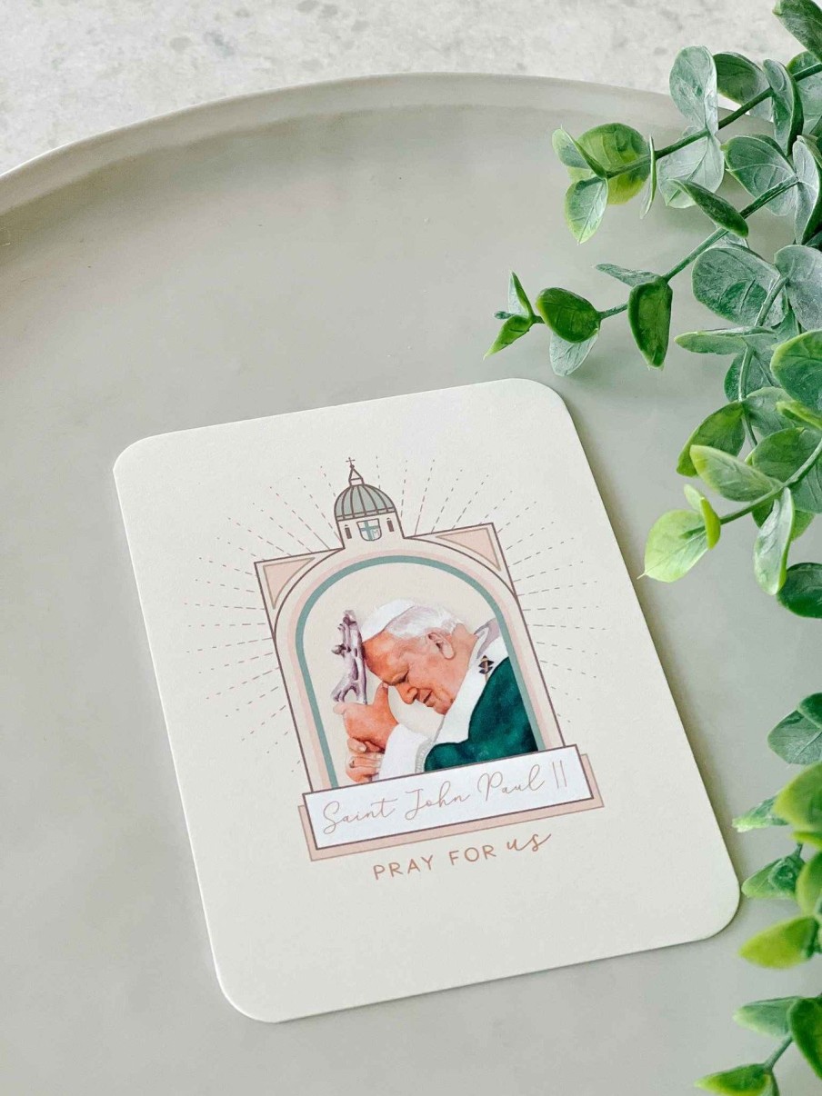 Paper Goods Novena Cards | Saint John Paul Ii - Prayer Card