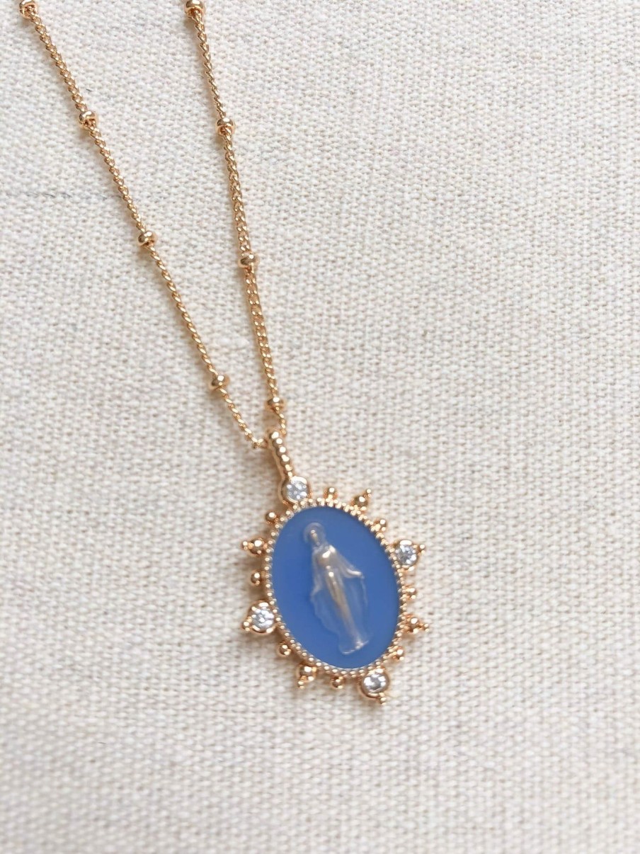 Jewelry Joy Dravecky | Lady Lourdes Necklace - French Blue