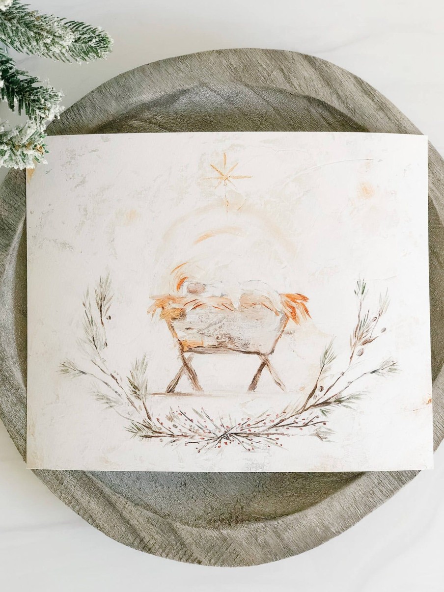 Shop By Occasion Mackenzie Kissell | Away In A Manger - Print