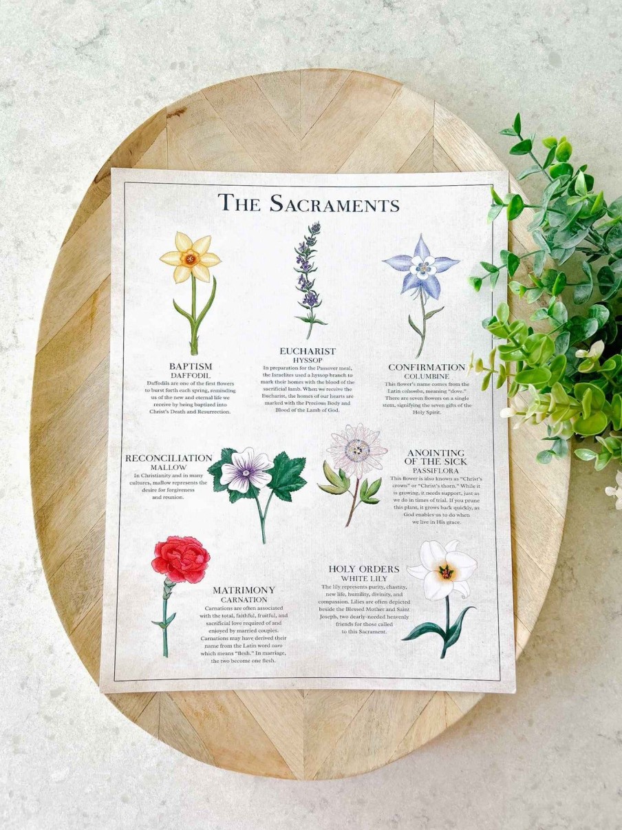 Home Decor Into the Deep | The Seven Sacraments - Print