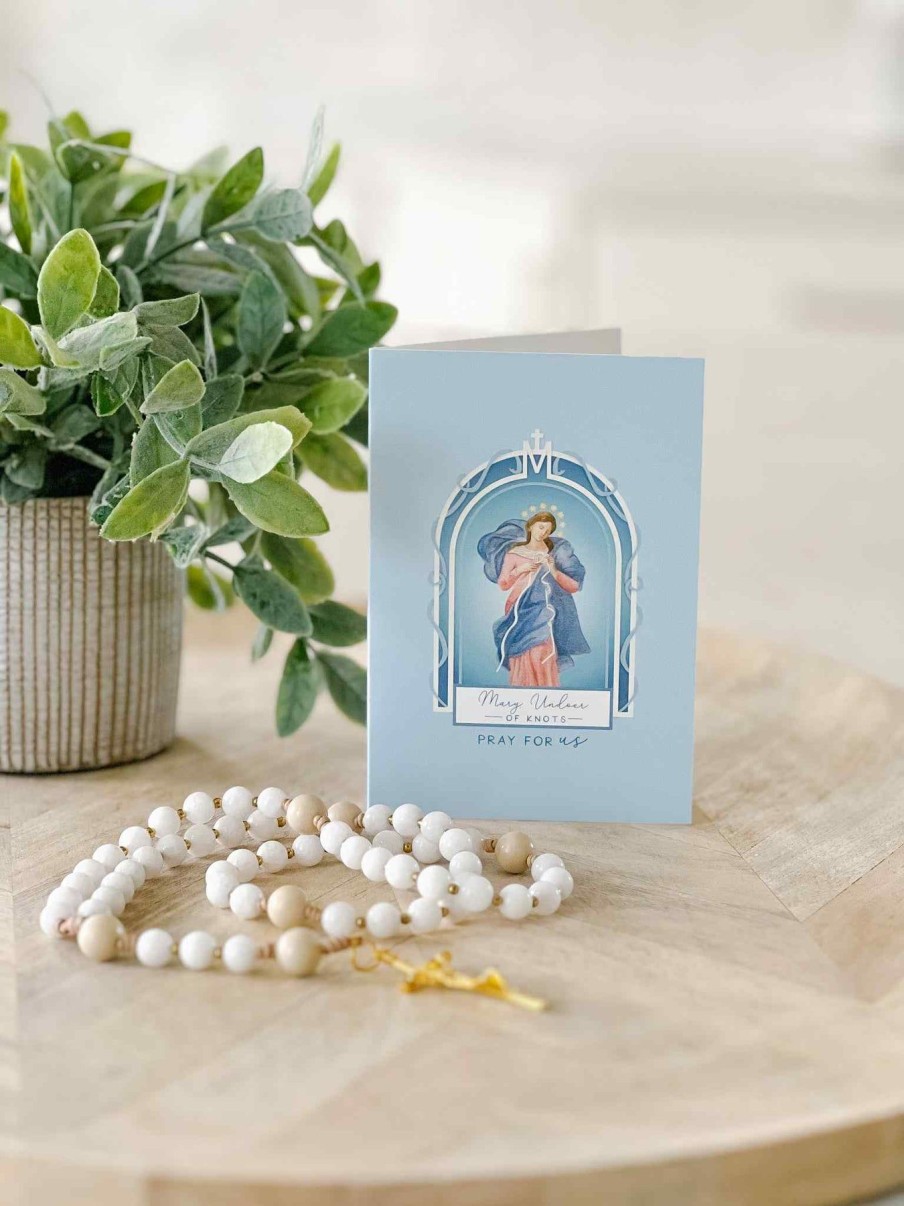 Paper Goods Novena Cards | Our Lady Undoer Of Knots - Prayer Card