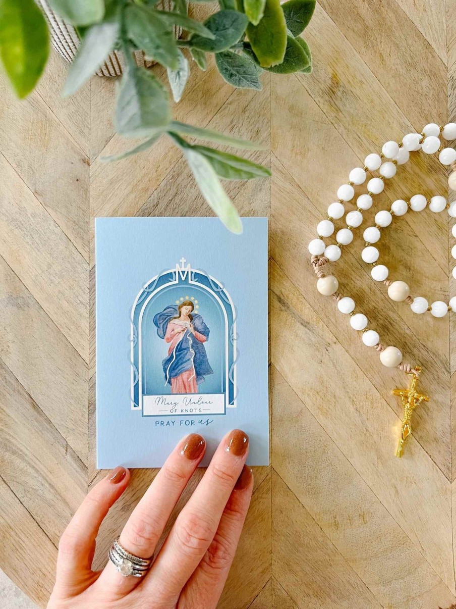 Paper Goods Novena Cards | Our Lady Undoer Of Knots - Prayer Card